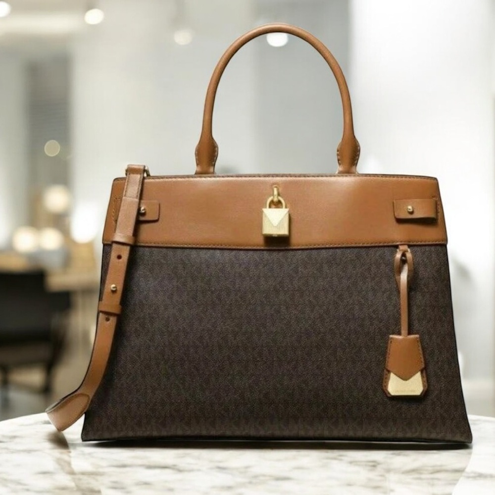 Michael Kors Gramercy Large Logo Satchel